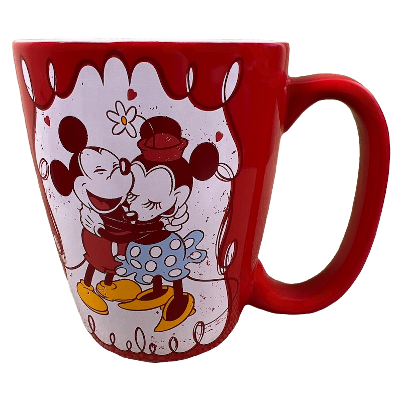 Mickey And Minnie Mouse Holding Hands Christmas Bookends Mug Set Disne – Mug  Barista