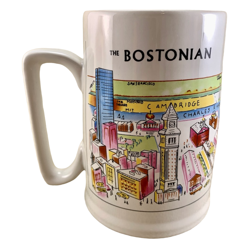 A View Of The World The Bostonian Oversized Mug City Mugs