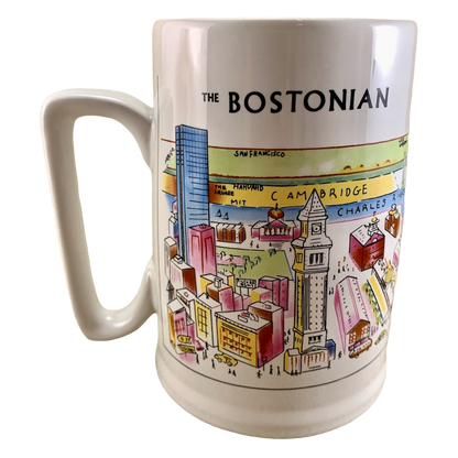 A View Of The World The Bostonian Oversized Mug City Mugs