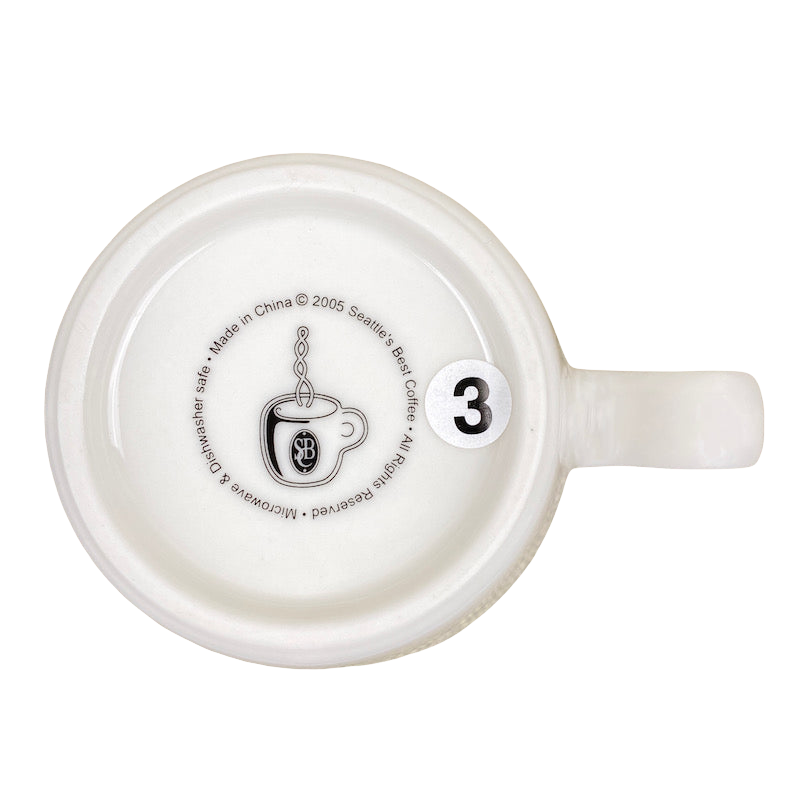 Seattle's Best Coffee Serving The Best White Mug