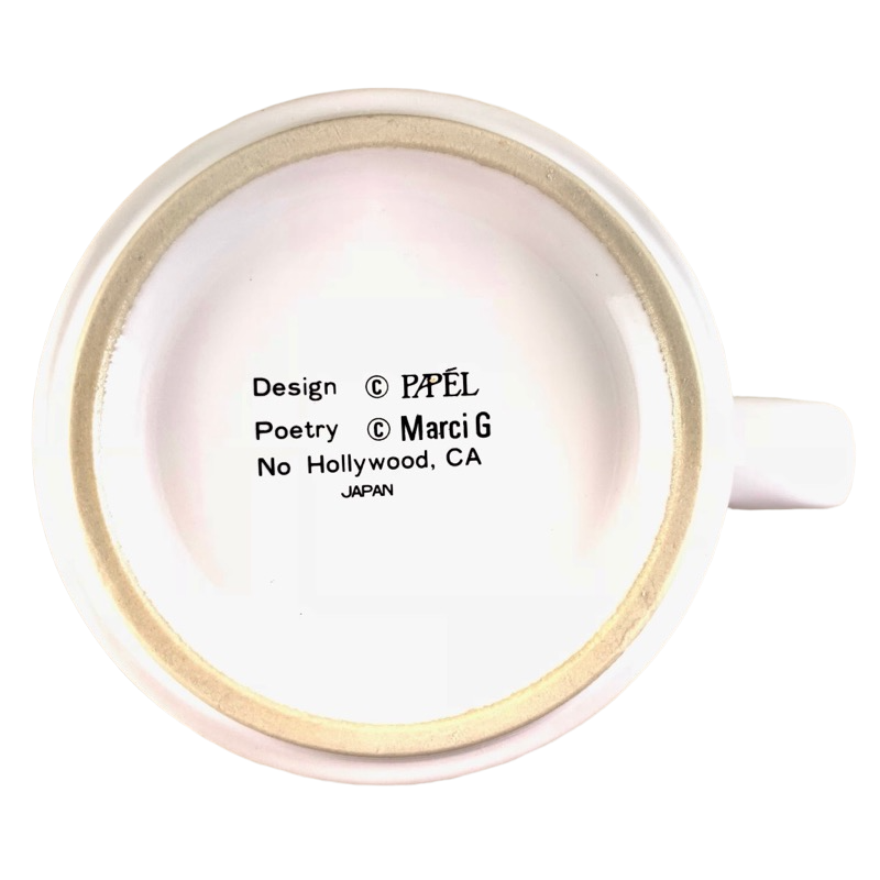 GEORGE Poetry Name Peach Interior Mug Papel