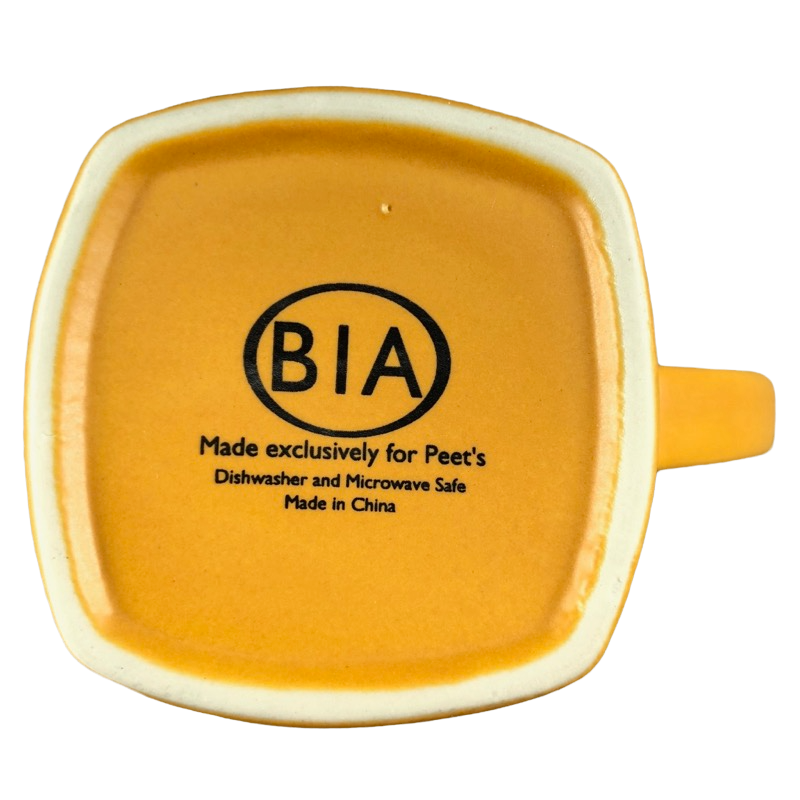 Peet's Coffee & Tea Orange Mug BIA