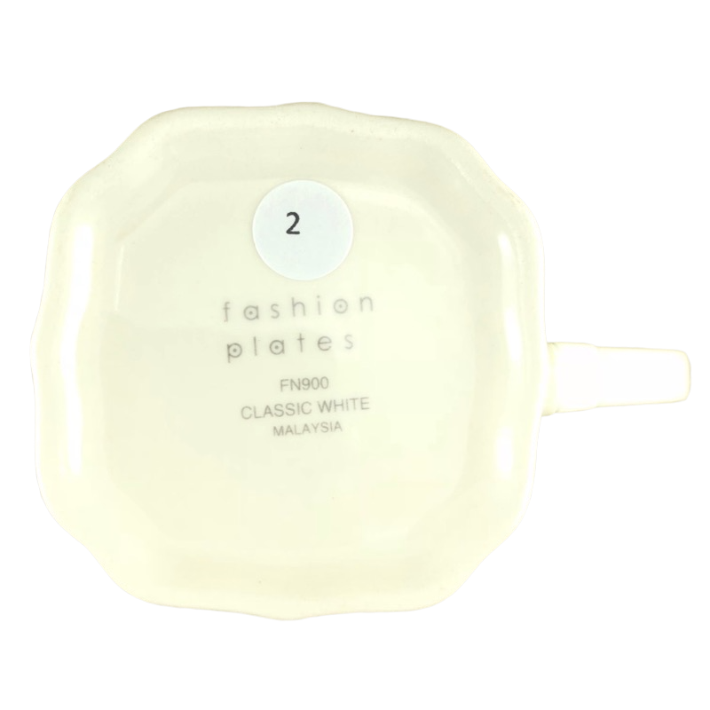 Fashion Plates Classic White Mug