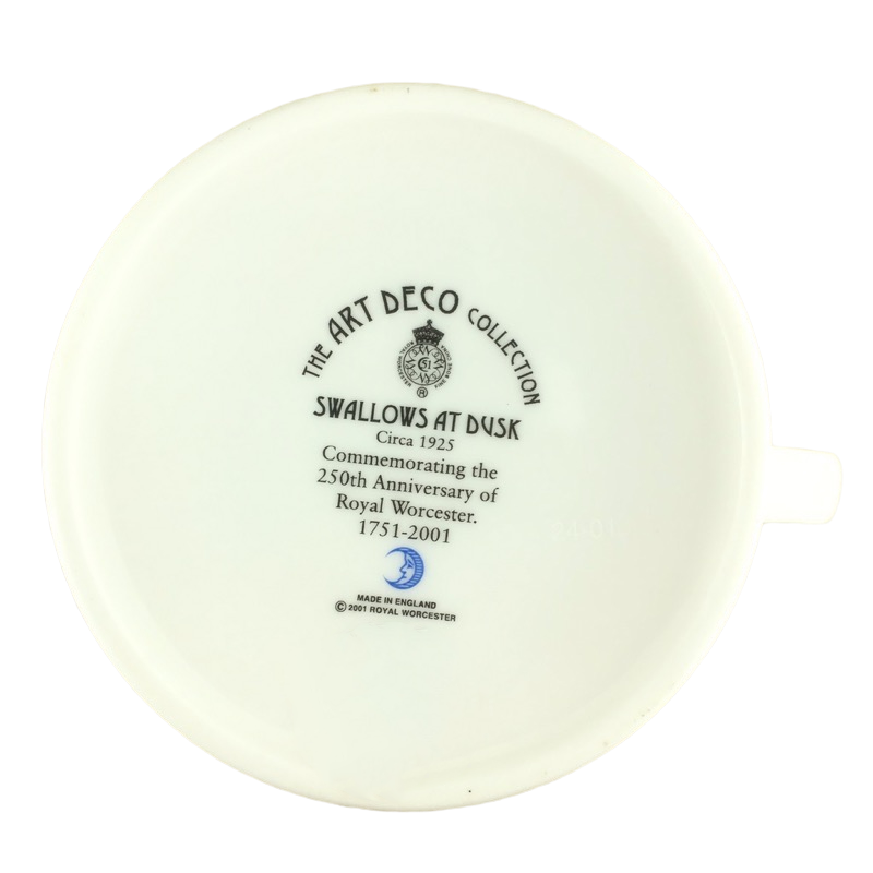 Swallows At Dusk The Art Deco Collection Mug Royal Worcester