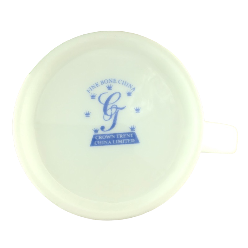 Purple And Yellow Flowers Tall Fluted Mug Crown Trent