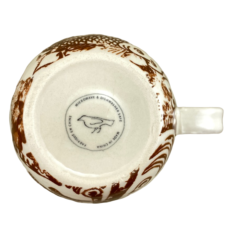 Homegrown Letter "g" Monogram Initial Mug Anthropologie