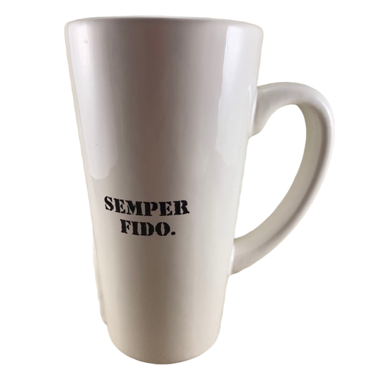 Semper Fido 3D Embossed Dog Military Uniform Mug
