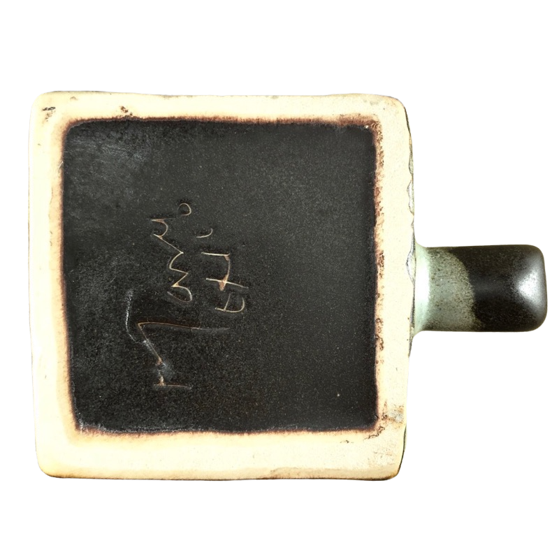 Cats Etched Square Bottom Mug Mara Mexico