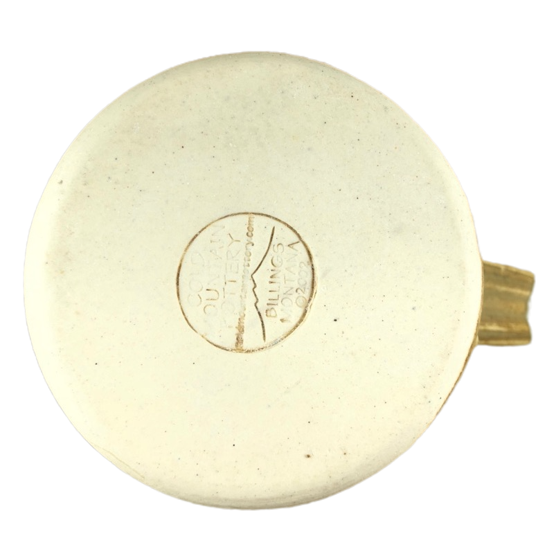 Montana Embossed Log Cabin Mug Cold Mountain Pottery