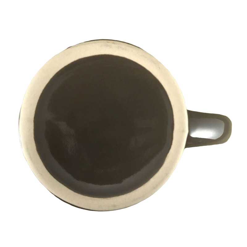 Life Is Good Pink Heart Brown Mug