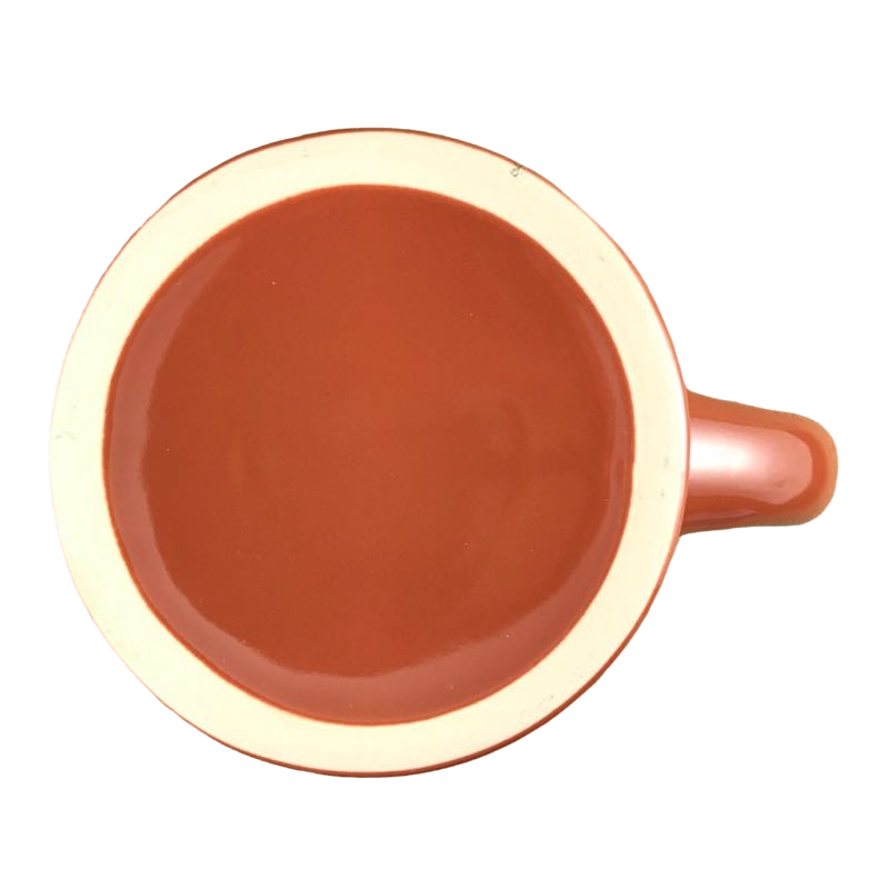 Life Is Good White Heart Outline Red Mug