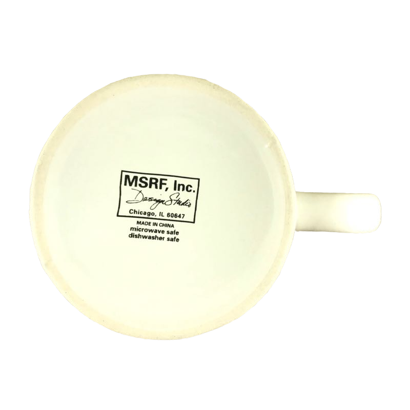 Scottie Dog Wearing Red Plaid Bandana Around Neck Mug MSRF