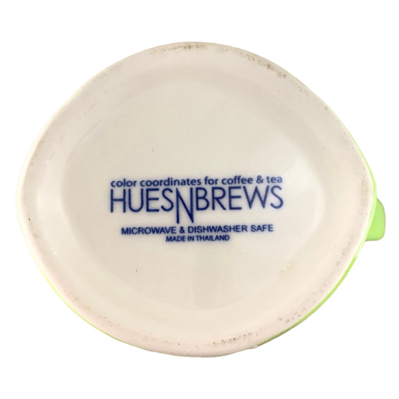 Grass And Leaves Green Mug Hues N Brews