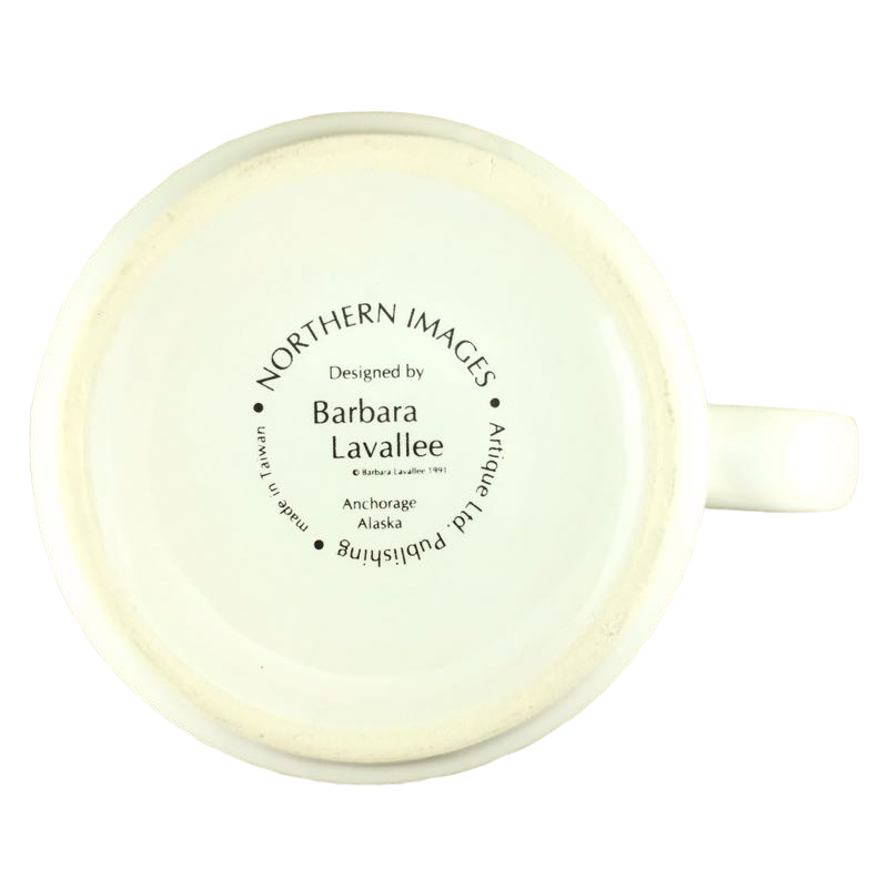 Inuit People Ice Fishing Northern Images Barbara Lavallee Mug Artique Ltd. Publishing