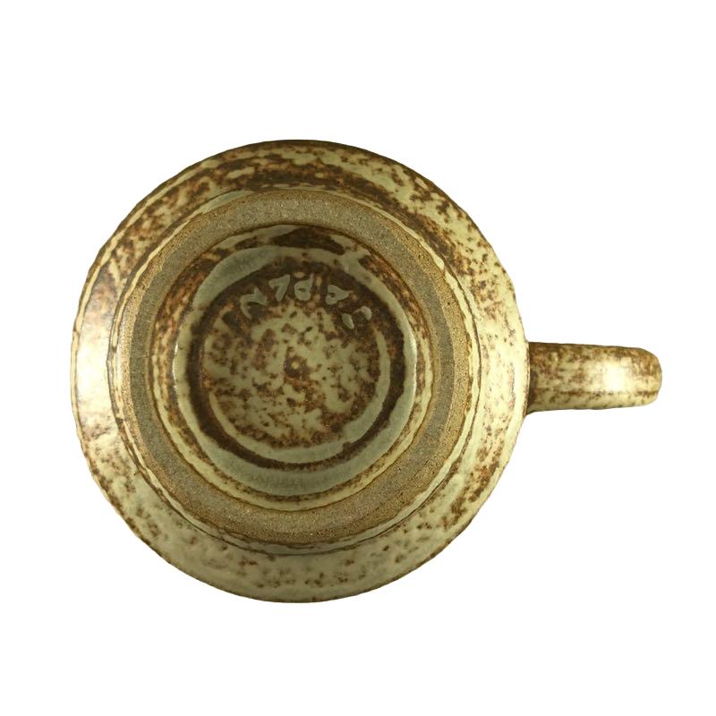 Vintage Japan Floral Pottery Mug