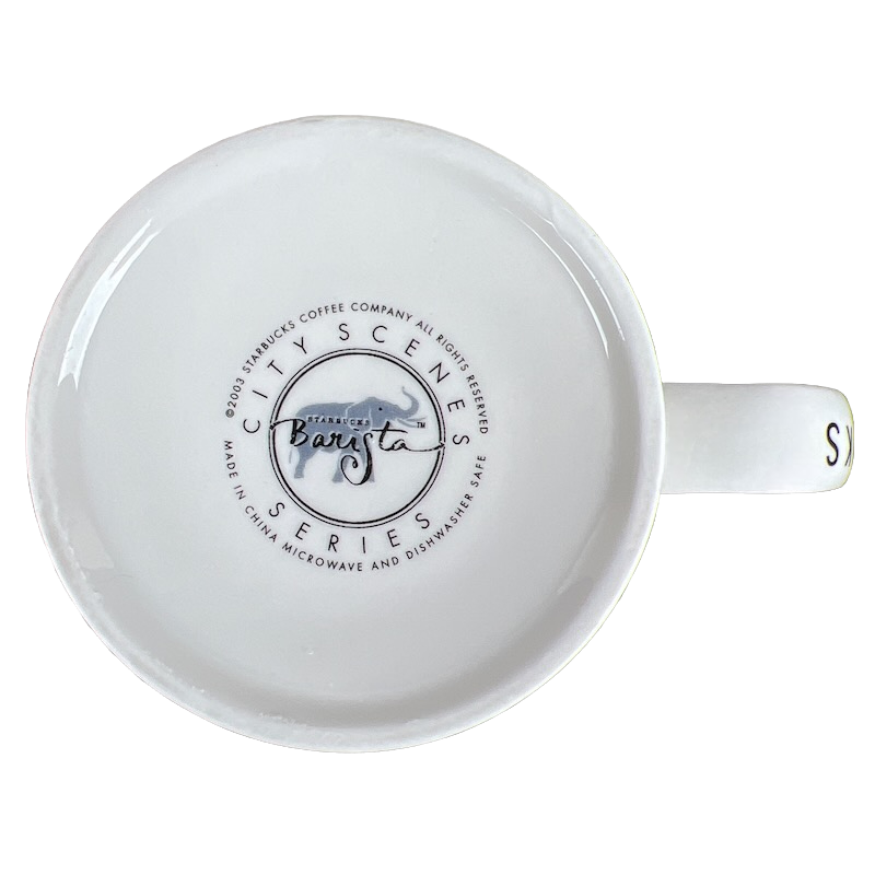 Barista City Scenes Series San Diego Mug 2003 Starbucks