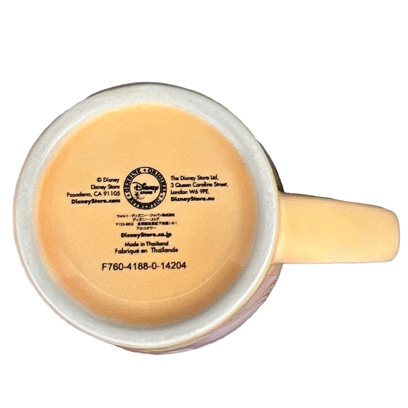 Belle Holding A Rose Mug Disney Store