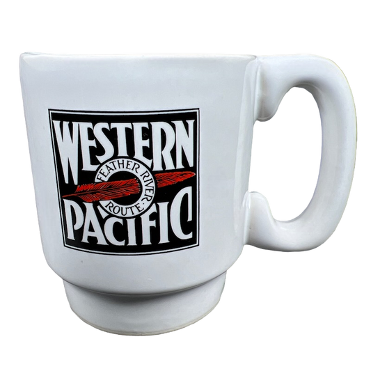 Western Pacific Feather River Route Mug Chemin De Fer Industries