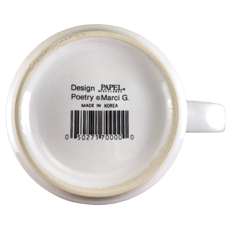 ANN Poetry Name Pink Interior Mug Papel