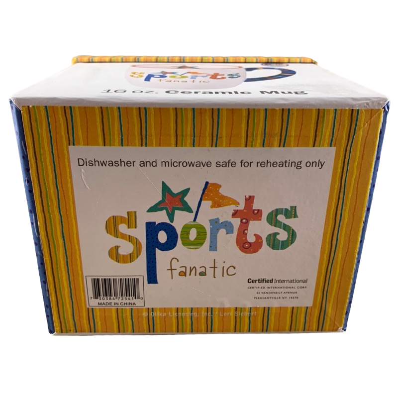 Sports Fanatic Mug Certified International NEW IN BOX