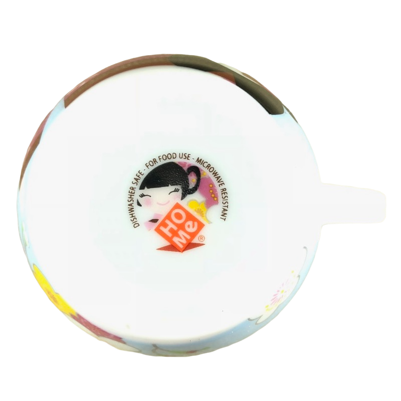 Girl Holding A Panda Bear Floral Mug Home