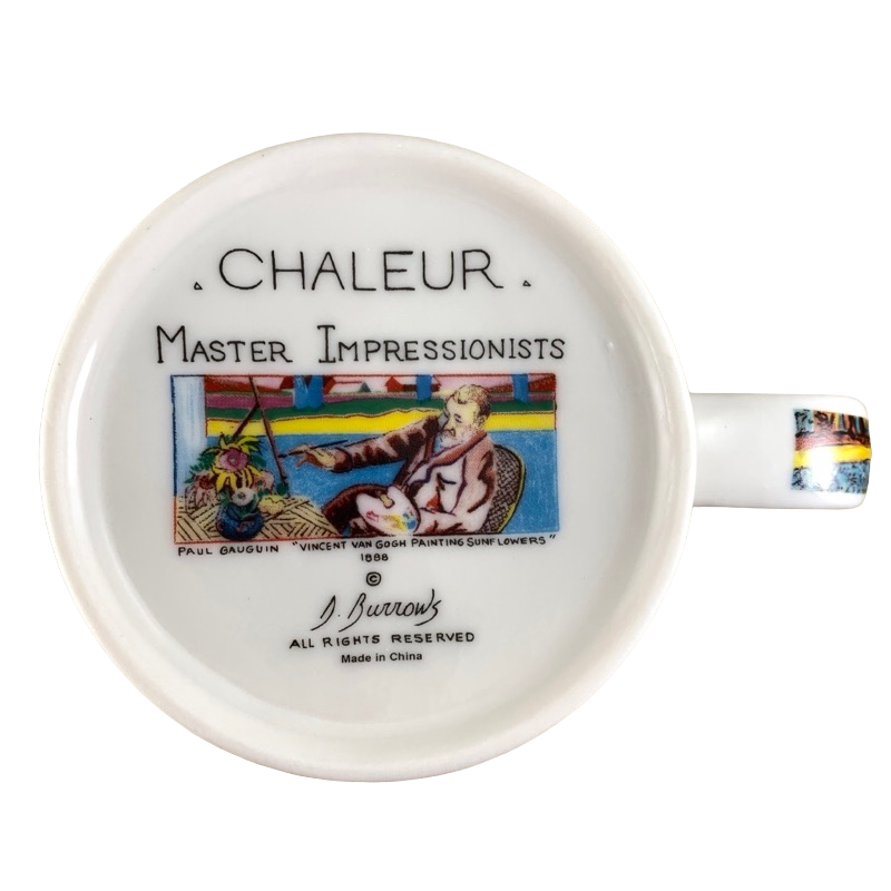 Restaurant Interior Vincent Van Gogh Master Impressionists D Burrows Mug Chaleur