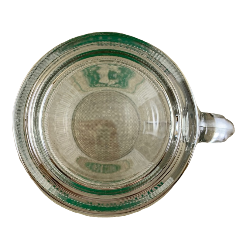 Rolling Rock Textured Glass Mug