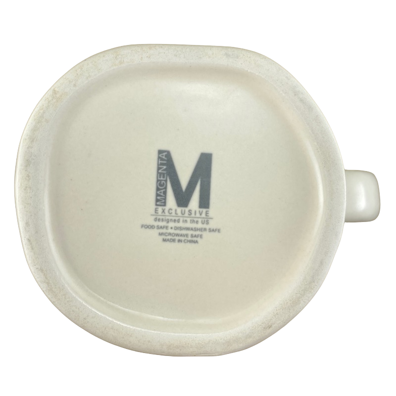 Rae Dunn DREAM Mug Cream Inside Magenta