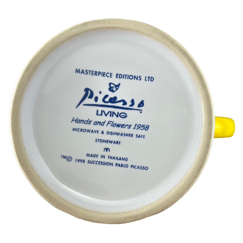 Pablo Picasso Masterpiece Editions Hands And Flowers 1958 Mug Picasso Living