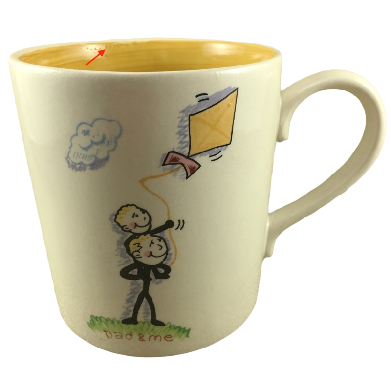 Dad & Me Flying A Kite Mug Russ