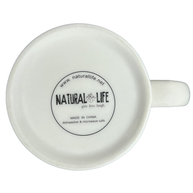 Love The Moment Letter "C" Monogram Initial Floral Mug Natural Life