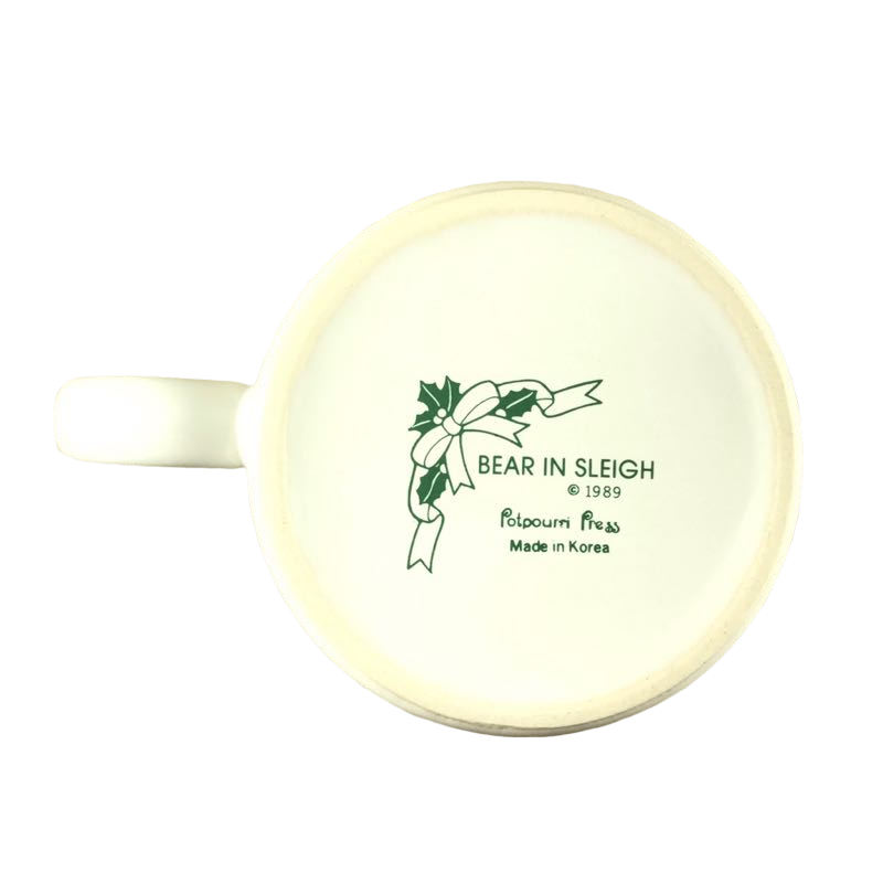 Bear In Sleigh Mug Potpourri Designs