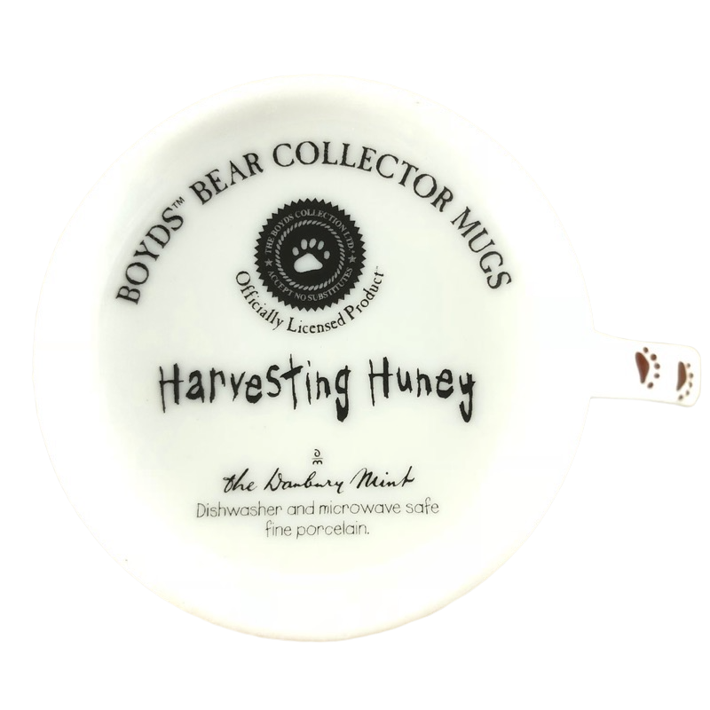 Harvesting Honey Boyds Bear Collectors Mugs The Danbury Mint