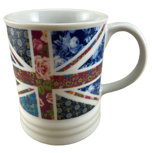 British Flag Floral Mug Fringe Studio
