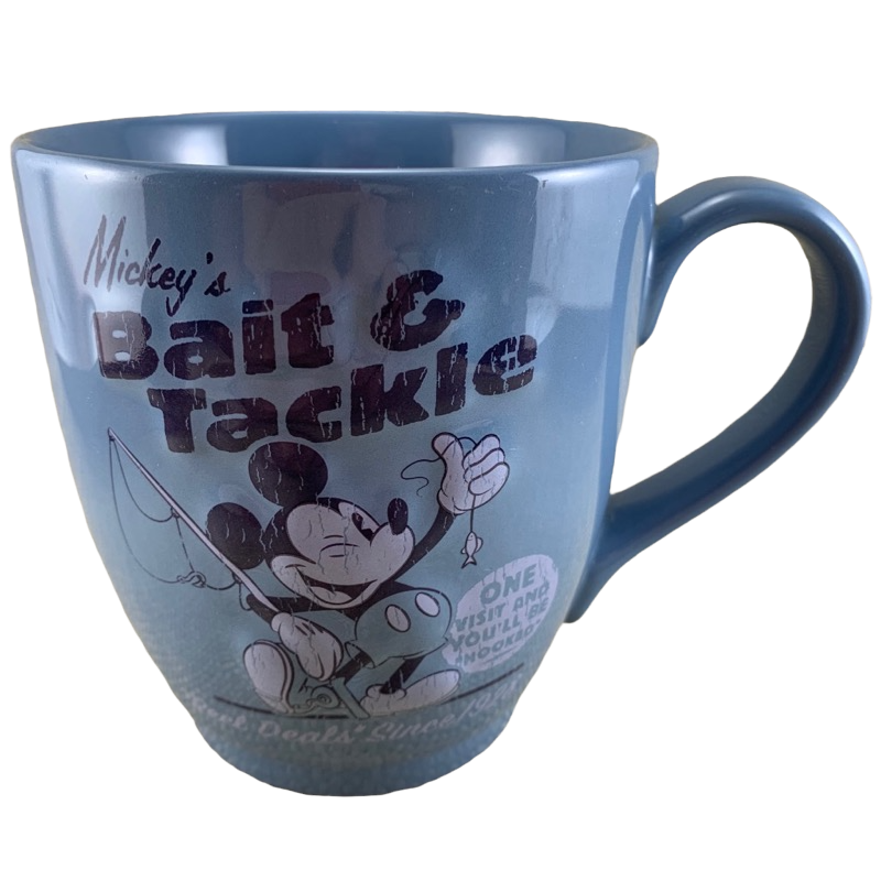 Mickey Mouse Bait & Tackle Mug Disney Store – Mug Barista