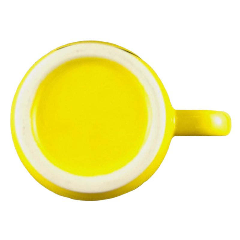 Corner Bakery Cafe Smiley Face Pedestal Mug