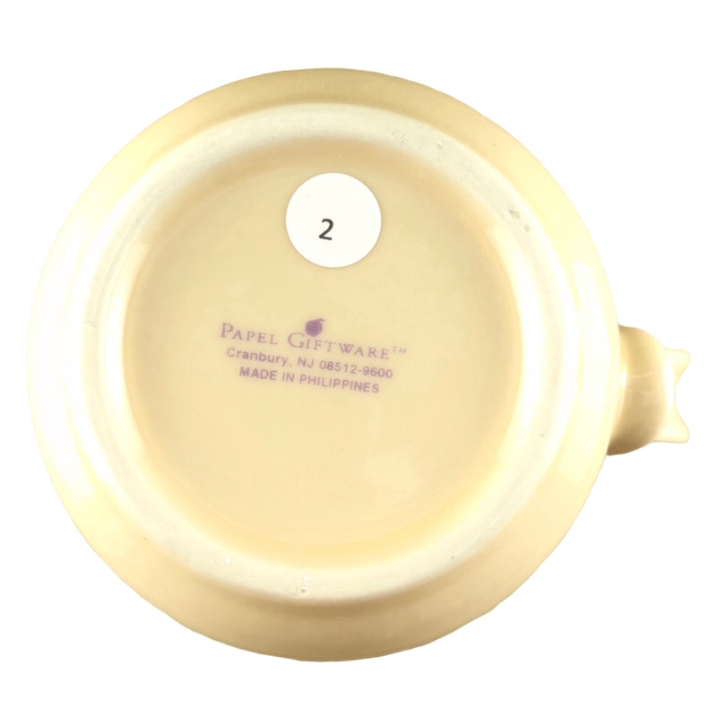 Hearts Pottery Style Mug Papel