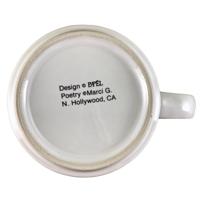 TOM Poetry Name Gray Interior Mug Papel