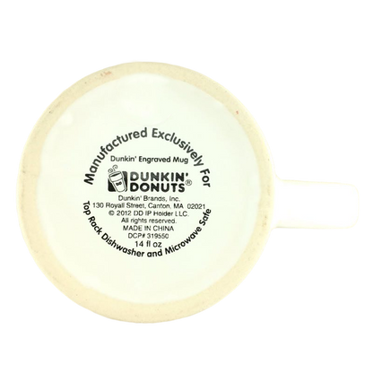Dunkin' Donuts Engraved Mug