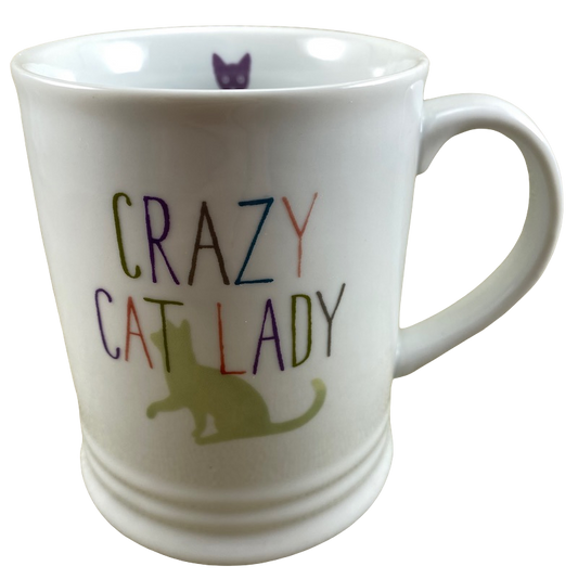 Crazy Cat Lady Cream Mug Fringe