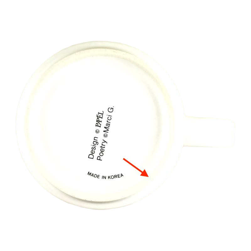 RICK Poetry Name Peach Interior Mug Papel