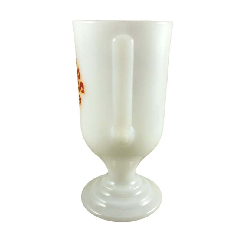 Cleveland Cavaliers Vintage Logo Milk Glass Pedestal Mug