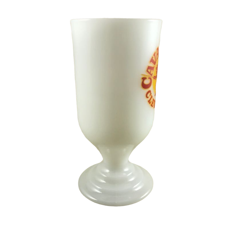 Cleveland Cavaliers Vintage Logo Milk Glass Pedestal Mug
