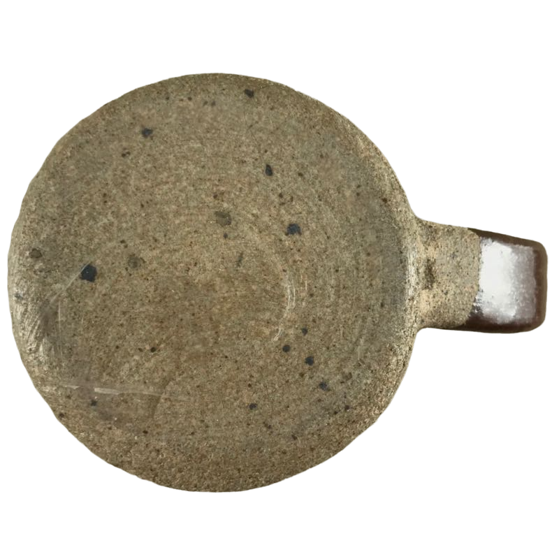 Ugly Smiling Face Pottery Vintage Shaving Mug