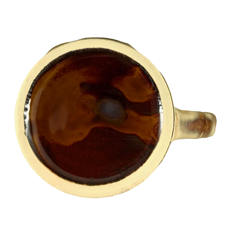 Embossed Colorful Rooster Mug