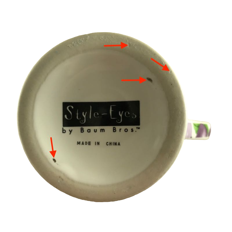 Plums And Grapes Mug Baum Bros.