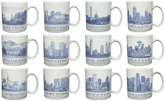 Now in Stock: A Rare Collection of Starbucks Architect Series City Mugs