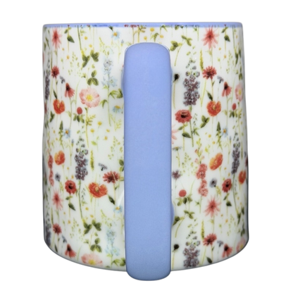 Bella Floral Wildflower Lavender Handle Mug 10 Strawberry Street featuring colorful floral design