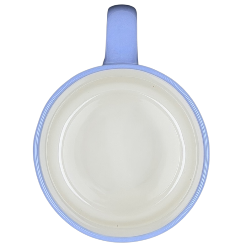 Top view of Bella Floral Wildflower Lavender Handle Mug 10 Strawberry Street showcasing its elegant design and color
