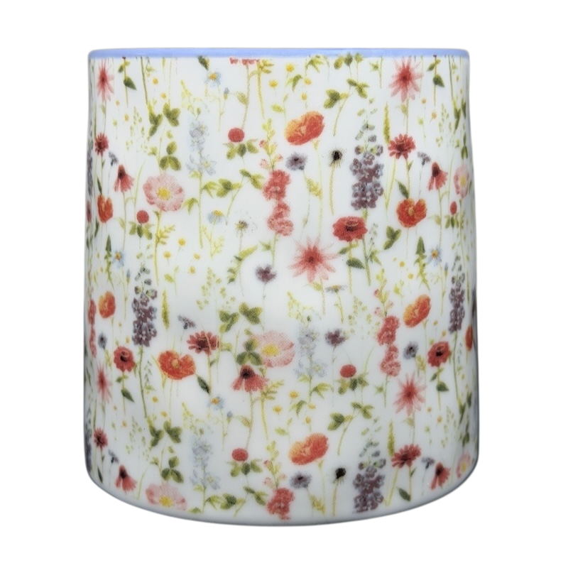 Bella Floral Wildflower Lavender Handle Mug 10 Strawberry Street with vibrant floral design on a white background